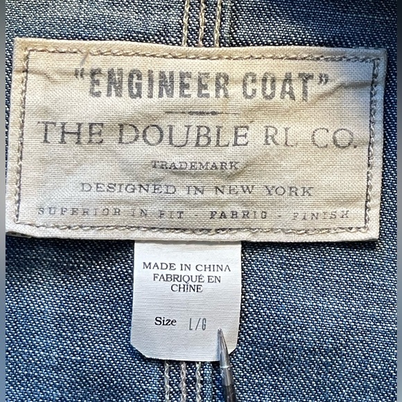 RRL Ralph Lauren engineer coat men’s size large - Picture 5 of 13